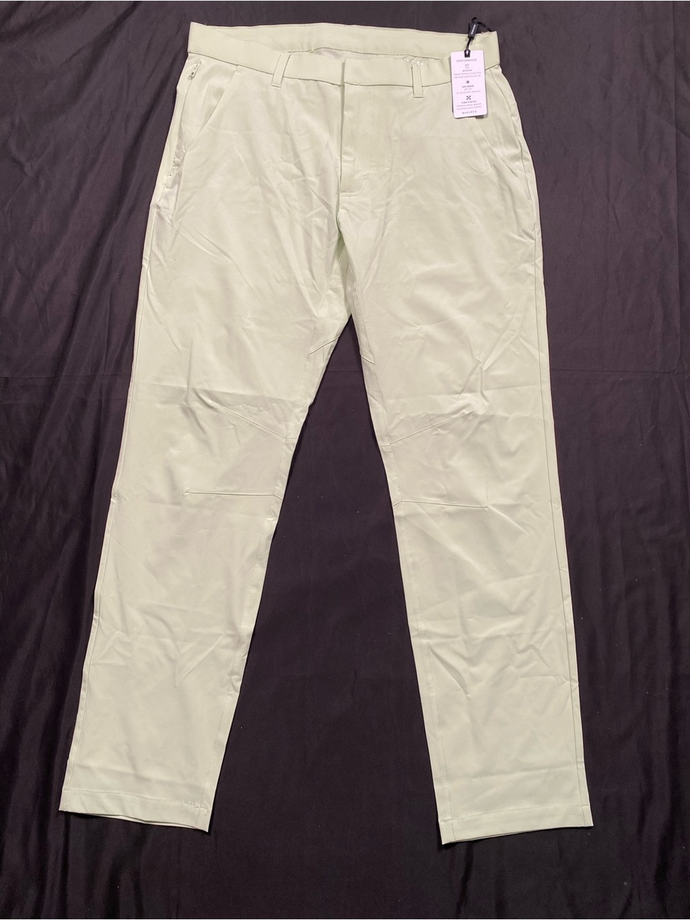 MAELREG Men’s ProFlex Chinos in Light Green - 32x32